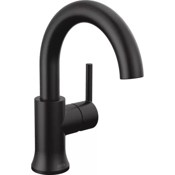 imageDelta Faucet Trinsic Pull Down Bathroom Faucet Bathroom Pull Out Faucet Black Single Hole Bathroom Faucet with Pull Down Sprayer Bathroom Sink Faucet Magnetic Docking Matte Black 559HARBLPDDSTMatte Black