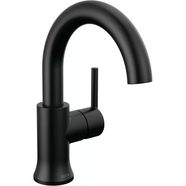 imageDelta Faucet Trinsic Pull Down Bathroom Faucet Bathroom Pull Out Faucet Black Single Hole Bathroom Faucet with Pull Down Sprayer Bathroom Sink Faucet Magnetic Docking Matte Black 559HARBLPDDSTMatte Black