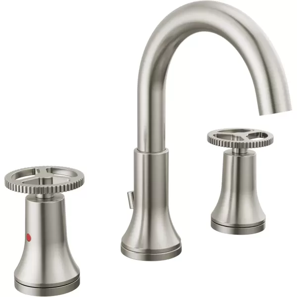 imageDelta Faucet Trinsic Pull Down Bathroom Faucet Bathroom Pull Out Faucet Brushed Nickel Widespread Bathroom Faucet 3 Hole Bathroom Sink Faucet with Magnetic Docking Stainless 3558SSPDDSTStainless