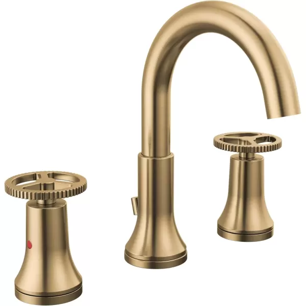 imageDelta Faucet Trinsic Pull Down Bathroom Faucet Bathroom Pull Out Faucet Brushed Nickel Widespread Bathroom Faucet 3 Hole Bathroom Sink Faucet with Magnetic Docking Stainless 3558SSPDDSTChampagne Bronze