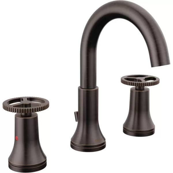 imageDelta Faucet Trinsic Pull Down Bathroom Faucet Bathroom Pull Out Faucet Brushed Nickel Widespread Bathroom Faucet 3 Hole Bathroom Sink Faucet with Magnetic Docking Stainless 3558SSPDDSTVenetian Bronze