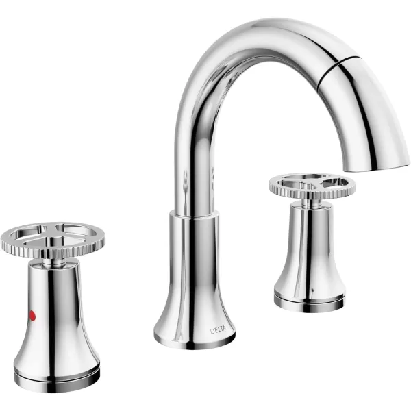 imageDelta Faucet Trinsic Pull Down Bathroom Faucet Bathroom Pull Out Faucet Brushed Nickel Widespread Bathroom Faucet 3 Hole Bathroom Sink Faucet with Magnetic Docking Stainless 3558SSPDDSTChrome
