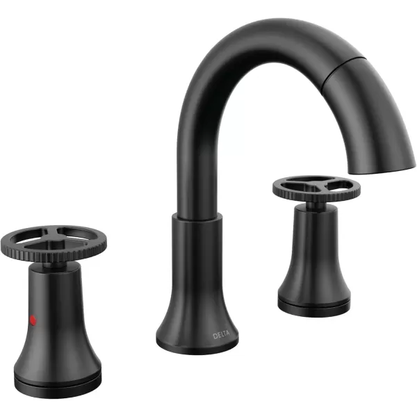 imageDelta Faucet Trinsic Pull Down Bathroom Faucet Bathroom Pull Out Faucet Brushed Nickel Widespread Bathroom Faucet 3 Hole Bathroom Sink Faucet with Magnetic Docking Stainless 3558SSPDDSTMatte Black