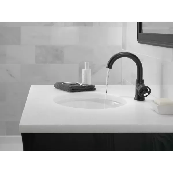 imageDelta Faucet Trinsic Pull Down Bathroom Faucet Bathroom Pull Out Faucet Gold Single Hole Bathroom Faucet with Pull Down Bathroom Sink Faucet Magnetic Docking Champagne Bronze 558HARCZPDDSTMatte Black
