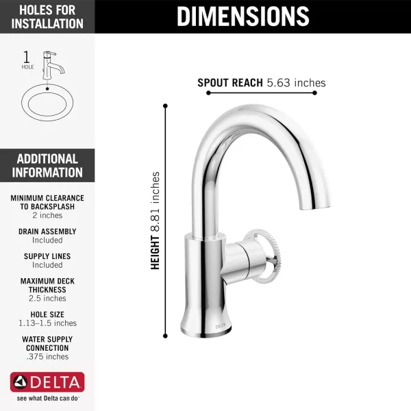 imageDelta Faucet Trinsic Pull Down Bathroom Faucet Bathroom Pull Out Faucet Gold Single Hole Bathroom Faucet with Pull Down Bathroom Sink Faucet Magnetic Docking Champagne Bronze 558HARCZPDDSTChrome