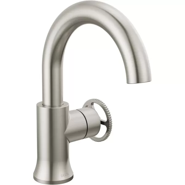 imageDelta Faucet Trinsic Pull Down Bathroom Faucet Bathroom Pull Out Faucet Gold Single Hole Bathroom Faucet with Pull Down Bathroom Sink Faucet Magnetic Docking Champagne Bronze 558HARCZPDDSTStainless