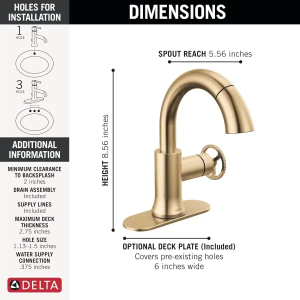 imageDelta Faucet Trinsic Pull Down Bathroom Faucet Bathroom Pull Out Faucet Gold Single Hole Bathroom Faucet with Pull Down Bathroom Sink Faucet Magnetic Docking Champagne Bronze 558HARCZPDDSTChampagne Bronze