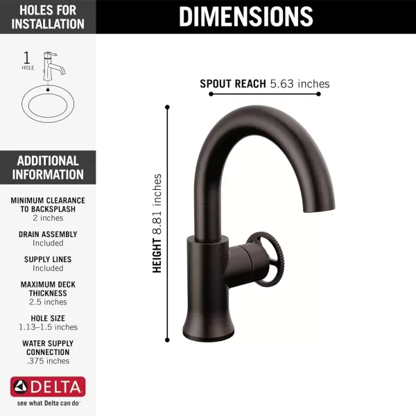 imageDelta Faucet Trinsic Pull Down Bathroom Faucet Bathroom Pull Out Faucet Gold Single Hole Bathroom Faucet with Pull Down Bathroom Sink Faucet Magnetic Docking Champagne Bronze 558HARCZPDDSTVenetian Bronze