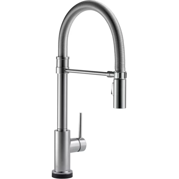 imageDelta Faucet Trinsic Touch Kitchen Faucet with Touchless Technology Brushed Nickel Commercial Style Kitchen Faucet Kitchen Faucets with Pull Down Sprayer Arctic Stainless 9659TLARDST