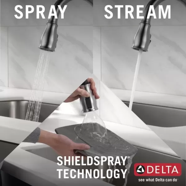 imageDELTA 9178TLDST Leland Kitchen Faucet Touch  Touchless ChromeArctic Stainless