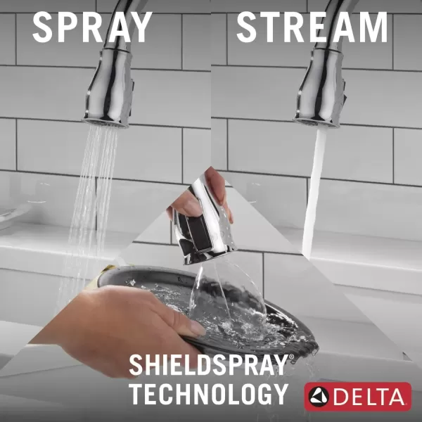 imageDELTA 9178TLDST Leland Kitchen Faucet Touch  Touchless ChromeChrome