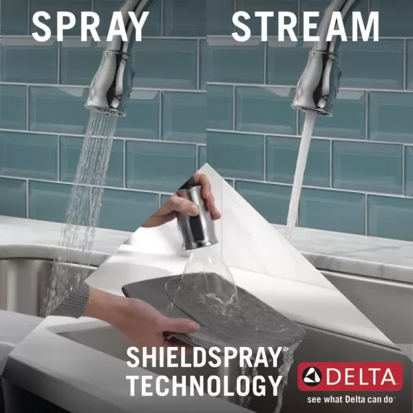 imageDELTA 9178TLDST Leland Kitchen Faucet Touch  Touchless ChromeChrome