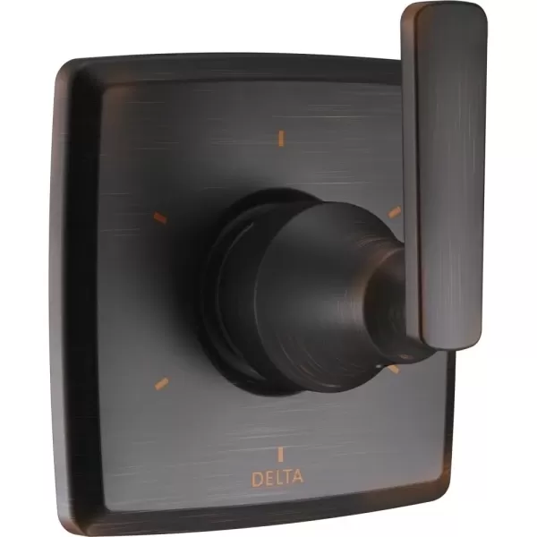 imageDELTA FAUCET T11964BL Ashlyn 6Setting 3Port Trim Diverter Matte BlackVenetian Bronze