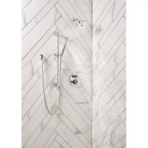 imageDELTA FAUCET T24859 Chrome Trinsic Contemporary Monitor 14 Series Valve Trim with 3Setting Integrated DiverterChrome