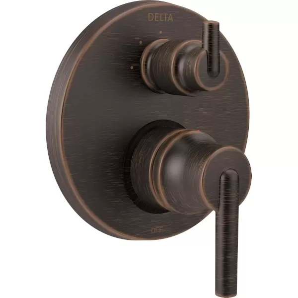 imageDELTA FAUCET T24859 Chrome Trinsic Contemporary Monitor 14 Series Valve Trim with 3Setting Integrated DiverterVenetian Bronze