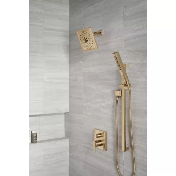imageDELTA FAUCET T24867RB Venetian Bronze Ara Angular Modern Monitor 14 Series Valve Trim with 3Setting Integrated DiverterChampagne Bronze