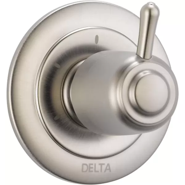 imageDelta Faucet 3Setting Shower Handle Diverter Trim Kit Diverter Valve Trim Kit Oil Rubbed Bronze 3 Way Shower Diverter Delta Diverter Trim Venetian Bronze T11800RB Valve Not IncludedStainless