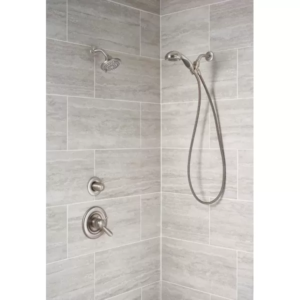 imageDelta Faucet 3Setting Shower Handle Diverter Trim Kit Diverter Valve Trim Kit Oil Rubbed Bronze 3 Way Shower Diverter Delta Diverter Trim Venetian Bronze T11800RB Valve Not IncludedStainless