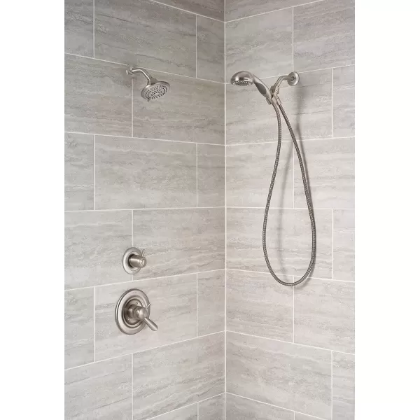 imageDelta Faucet 3Setting Shower Handle Diverter Trim Kit Diverter Valve Trim Kit Oil Rubbed Bronze 3 Way Shower Diverter Delta Diverter Trim Venetian Bronze T11800RB Valve Not IncludedStainless