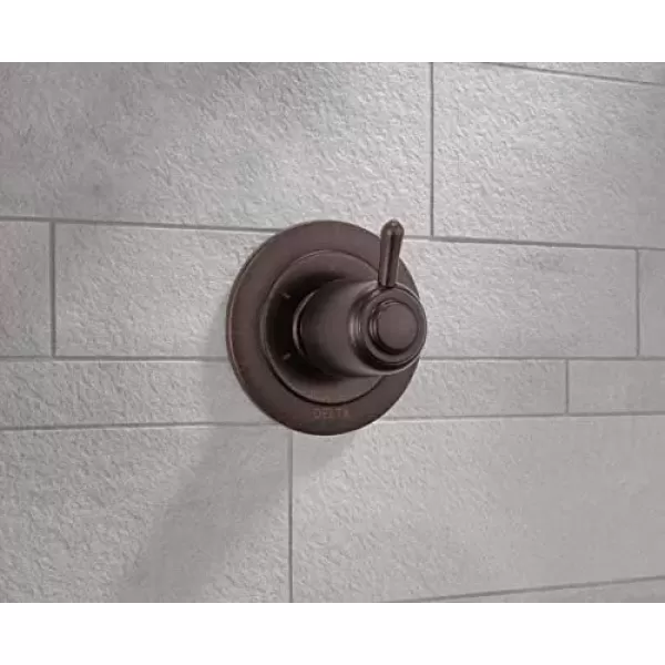 imageDelta Faucet 3Setting Shower Handle Diverter Trim Kit Diverter Valve Trim Kit Oil Rubbed Bronze 3 Way Shower Diverter Delta Diverter Trim Venetian Bronze T11800RB Valve Not IncludedVenetian Bronze