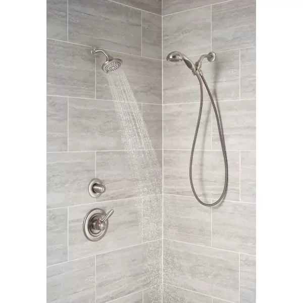 imageDelta Faucet 3Setting Shower Handle Diverter Trim Kit Diverter Valve Trim Kit Oil Rubbed Bronze 3 Way Shower Diverter Delta Diverter Trim Venetian Bronze T11800RB Valve Not IncludedStainless