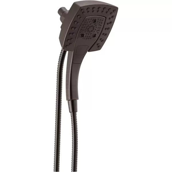 imageDelta Faucet 5Setting In2ition 2in1 Dual Hand Held Shower Head with Hose Oil Rubbed Bronze Shower Head Handheld Combo Magnetic Docking Handheld Shower Head 25 GPM Venetian Bronze 58474RB25Venetian Bronze