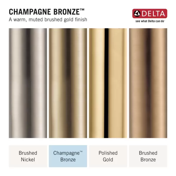 imageDelta Faucet Clarifi Standard Shower Filter Attachment with Filter Shower Water Filter Shower Head Filter Champagne Bronze 7SF100CZChampagne Bronze
