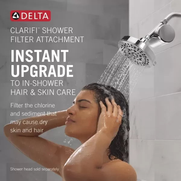 imageDelta Faucet Clarifi Standard Shower Filter Attachment with Filter Shower Water Filter Shower Head Filter Champagne Bronze 7SF100CZChrome