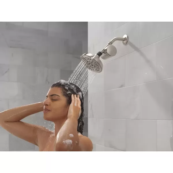 imageDelta Faucet Clarifi Standard Shower Filter Attachment with Filter Shower Water Filter Shower Head Filter Champagne Bronze 7SF100CZSpotShield Nickel