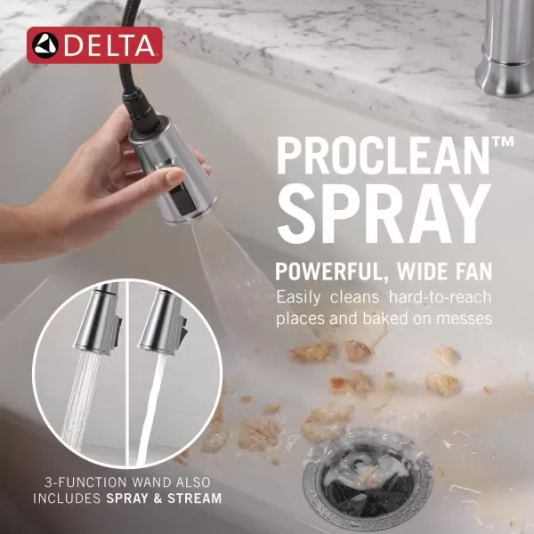 imageDelta Faucet Renaldi Touchless Kitchen Faucet with Touch Technology Gold Kitchen Sink Faucet Delta ProClean Kitchen Faucet Pull Down Kitchen Faucet Lumicoat Champagne Bronze 9184TLCZPRDSTArtic Stainless