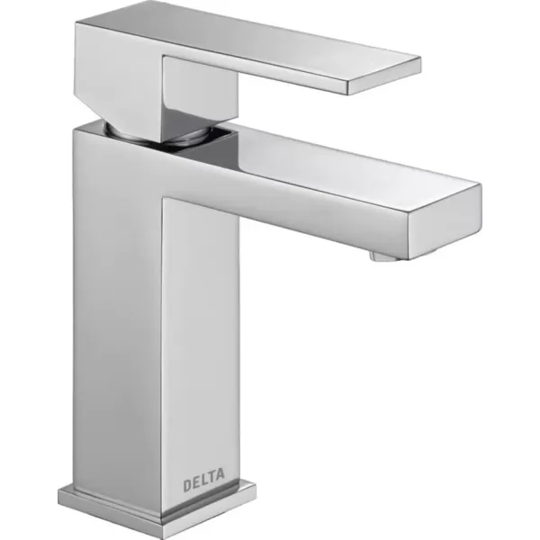 imageDELTA 567LFBLGPMPP Modern Bathroom Faucet 10 GPM Water Flow Matte BlackChrome