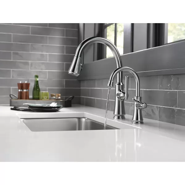 imageDELTA FAUCET 1920CZDST Traditional Beverage Faucet Champagne BronzeArctic Stainless