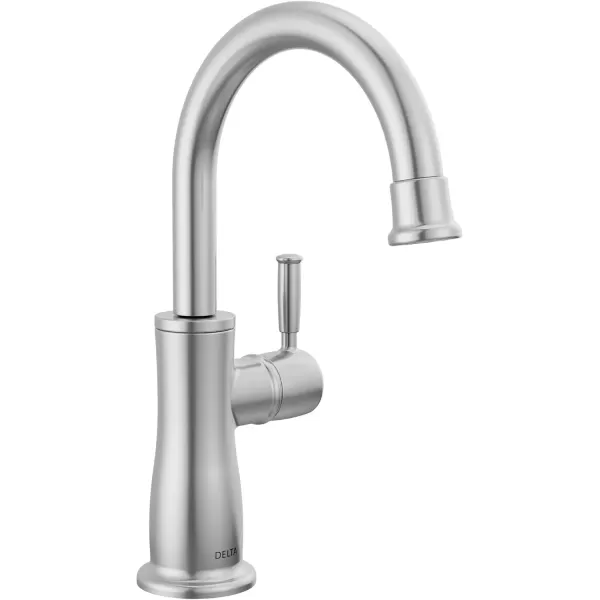 imageDELTA FAUCET 1960BLDST Traditional Beverage Faucet Matte BlackArctic Stainless