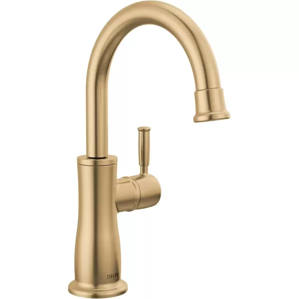imageDELTA FAUCET 1960BLDST Traditional Beverage Faucet Matte BlackChampagne Bronze