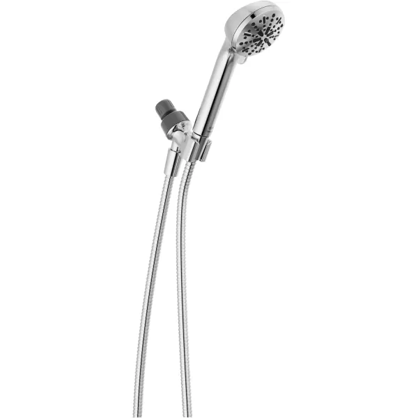 imageDelta Faucet 4Setting Handheld Shower Head Black Shower Head with Hose Showerheads ampamp Handheld Showers Handheld Shower Heads Detachable Shower Head Hand Shower 175 GPM Matte Black 75413BLChrome