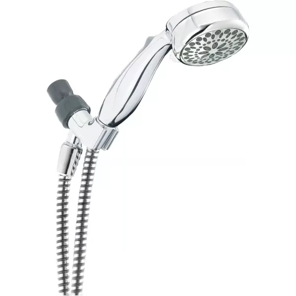 imageDelta Faucet 7Spray TouchClean Hand Held Shower Head with Hose Chrome 75700Chrome