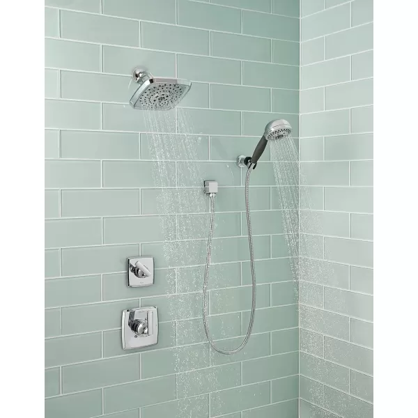 imageDelta Faucet Ashlyn 3Setting Shower Handle Diverter Trim Kit Diverter Valve Trim Kit Brushed Nickel 3 Way Shower Diverter Delta Diverter Trim Stainless T11864SS Valve Not IncludedChrome