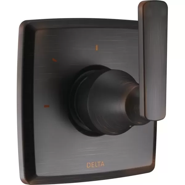 imageDelta Faucet Ashlyn 3Setting Shower Handle Diverter Trim Kit Diverter Valve Trim Kit Brushed Nickel 3 Way Shower Diverter Delta Diverter Trim Stainless T11864SS Valve Not IncludedVenetian Bronze