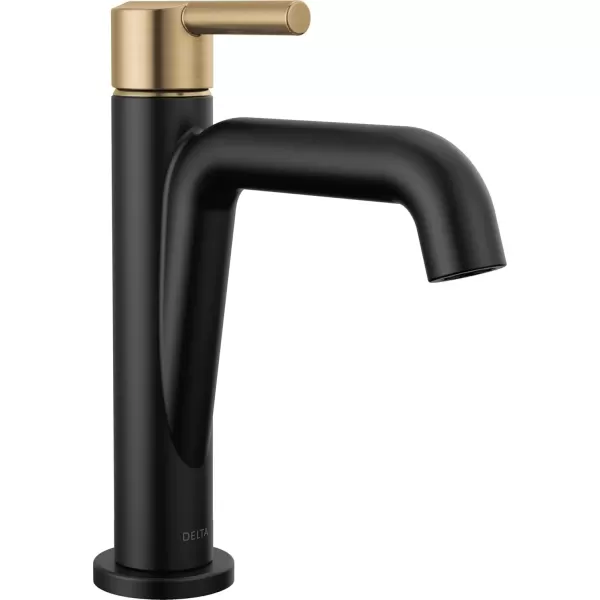 imageDelta Faucet Nicoli Gold Bathroom Faucet Single Hole Bathroom Faucet Single Handle Bathroom Faucet Champagne Bronze 15849LFCZMatte Black  Champagne Bronze