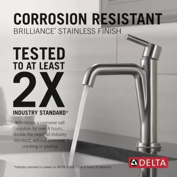 imageDelta Faucet Nicoli Gold Bathroom Faucet Single Hole Bathroom Faucet Single Handle Bathroom Faucet Champagne Bronze 15849LFCZStainless