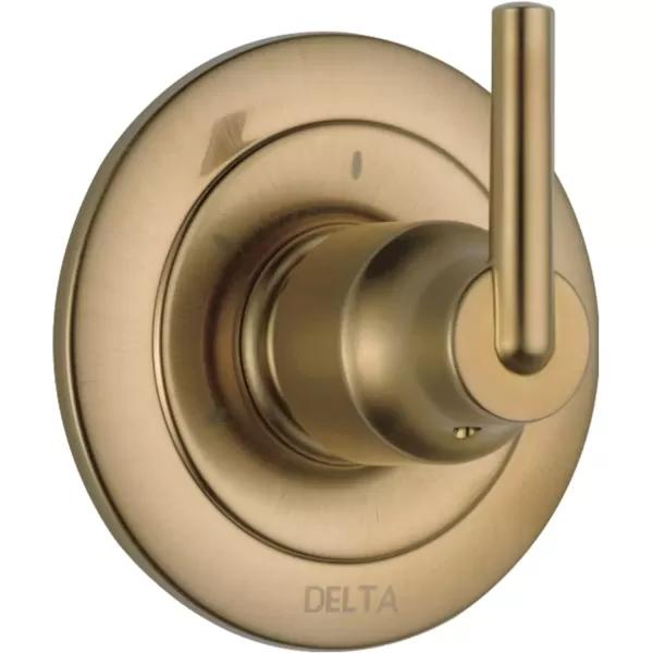imageDelta Faucet Trinsic 3Setting Shower Handle Diverter Trim Kit Diverter Valve Trim Kit Gold 3 Way Shower Diverter Delta Diverter Trim Champagne Bronze T11859CZ Valve Not Included 500 x 450 x 500 inches