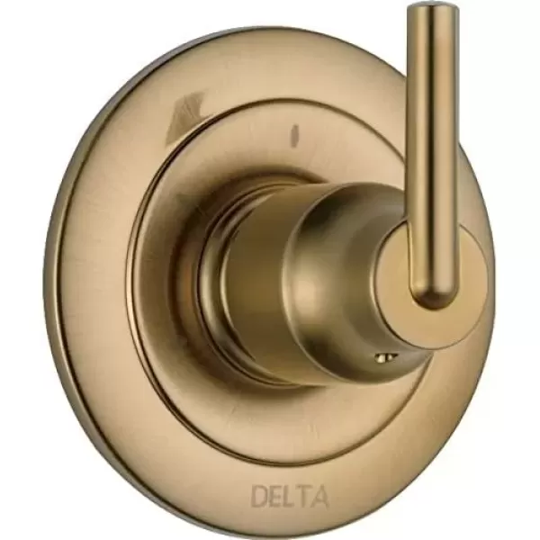 imageDelta Faucet Trinsic 3Setting Shower Handle Diverter Trim Kit Diverter Valve Trim Kit Gold 3 Way Shower Diverter Delta Diverter Trim Champagne Bronze T11859CZ Valve Not Included 500 x 450 x 500 inches