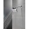 imageDELTA 52668BL UniversalShoweringComponents H2Okinetic 5Setting Raincan Shower Head Matte BlackBlack Stainless