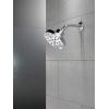 imageDELTA 52668BL UniversalShoweringComponents H2Okinetic 5Setting Raincan Shower Head Matte BlackBlack Stainless