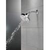 imageDELTA 52668BL UniversalShoweringComponents H2Okinetic 5Setting Raincan Shower Head Matte BlackBlack Stainless