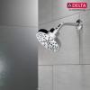 imageDELTA 52668BL UniversalShoweringComponents H2Okinetic 5Setting Raincan Shower Head Matte BlackChrome