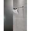 imageDELTA 52668BL UniversalShoweringComponents H2Okinetic 5Setting Raincan Shower Head Matte BlackChrome