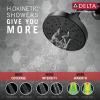 imageDELTA 52668BL UniversalShoweringComponents H2Okinetic 5Setting Raincan Shower Head Matte BlackMatte Black