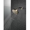 imageDELTA 52668BL UniversalShoweringComponents H2Okinetic 5Setting Raincan Shower Head Matte BlackPolished Nickel