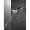 imageDELTA 52668BL UniversalShoweringComponents H2Okinetic 5Setting Raincan Shower Head Matte BlackPolished Nickel